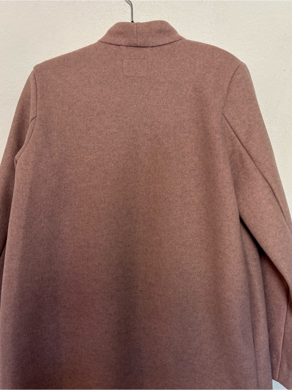 Old Navy Soft Brushed Button Front Coat Pink - Picture 6 of 7